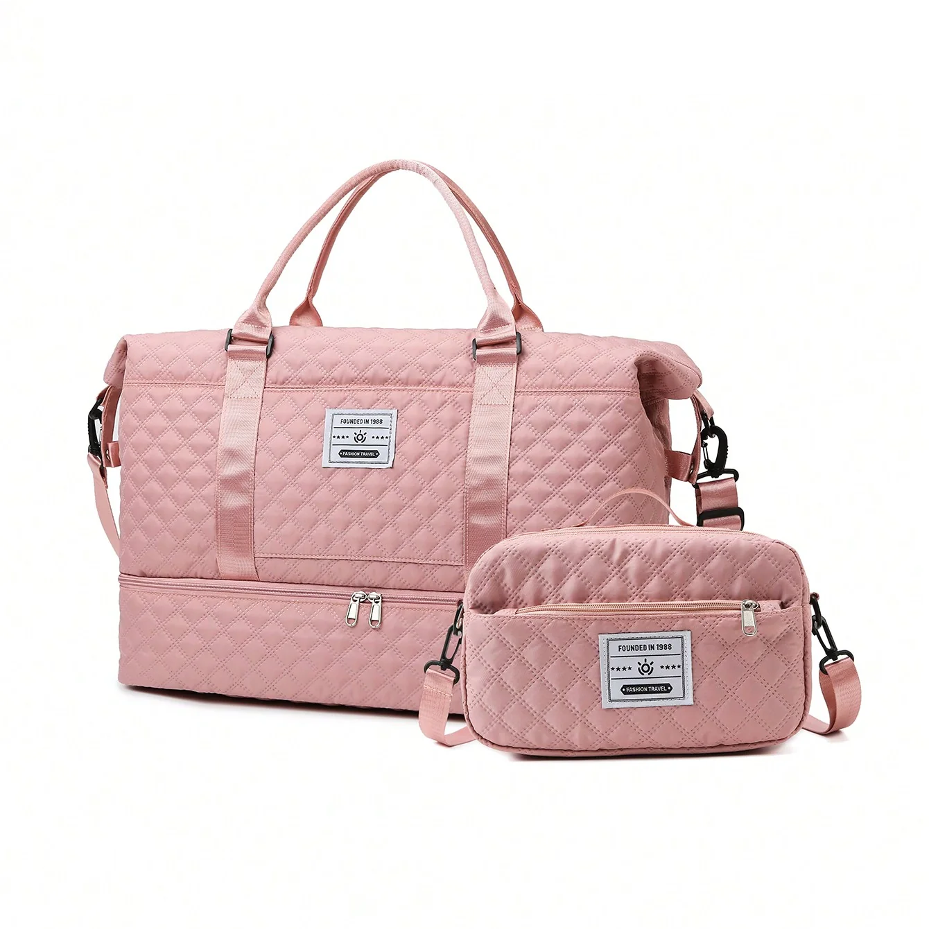 Bundle Pink Bag Large Capacity